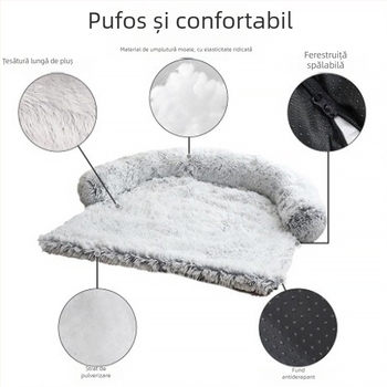 Furnizare directă din fabrică, canapea de pluș pentru câini, canapea pentru pisici, pernă de pluș, explozie Amazon, canapea pentru animale de companie, spălare antiderapantă