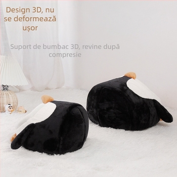 Zhen cuib de animale de companie fabrică jizai semi-închis cuib veveriță zburătoare cobai cald cuib de animale de companie cuib de iarnă pinguin îngroșat bumbac cuib