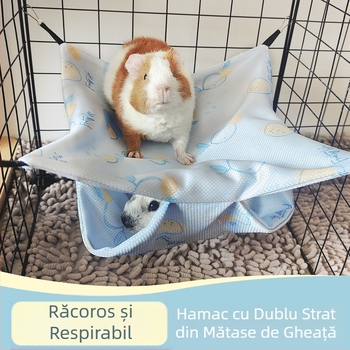 Transfrontalieră animal de companie dihor Guineea porc vară animal de companie agățat sac de dormit hamster miere sac Glak veveriță dublu strat gheață mătase hamac