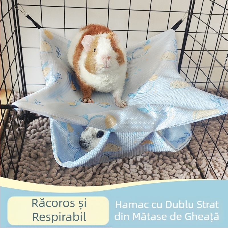 Transfrontalieră animal de companie dihor Guineea porc vară animal de companie agățat sac de dormit hamster miere sac Glak veveriță dublu strat gheață mătase hamac