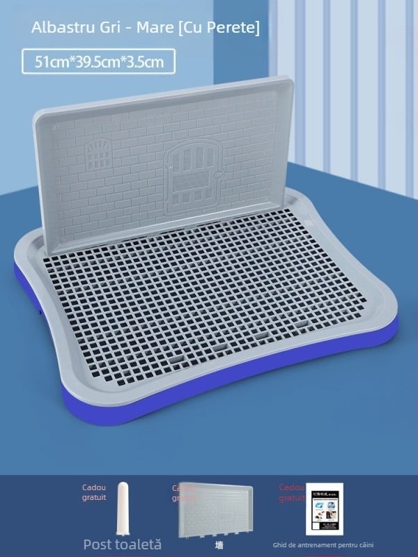 Toaletă pentru câini populară transfrontalieră pentru câini de talie mică și mijlocie, urinal extra mare, urinal, bazin cu nisip, artefact pentru caca, articole pentru animale de companie