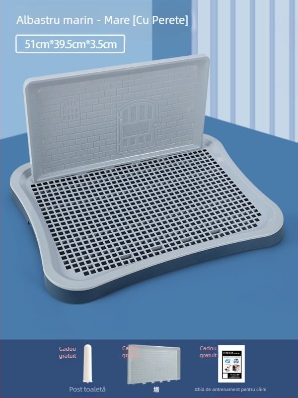 Toaletă pentru câini populară transfrontalieră pentru câini de talie mică și mijlocie, urinal extra mare, urinal, bazin cu nisip, artefact pentru caca, articole pentru animale de companie