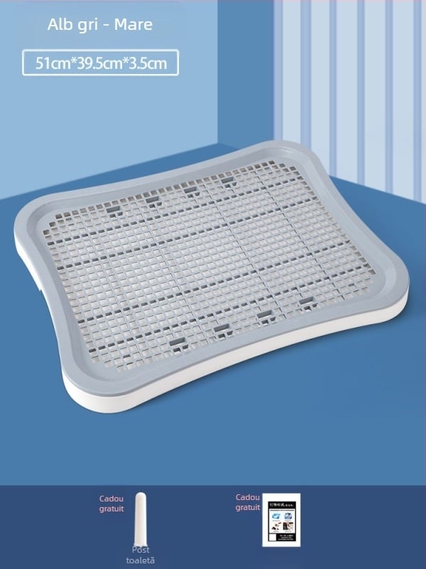 Toaletă pentru câini populară transfrontalieră pentru câini de talie mică și mijlocie, urinal extra mare, urinal, bazin cu nisip, artefact pentru caca, articole pentru animale de companie