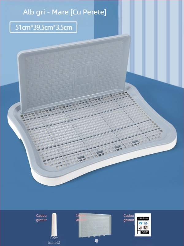 Toaletă pentru câini populară transfrontalieră pentru câini de talie mică și mijlocie, urinal extra mare, urinal, bazin cu nisip, artefact pentru caca, articole pentru animale de companie