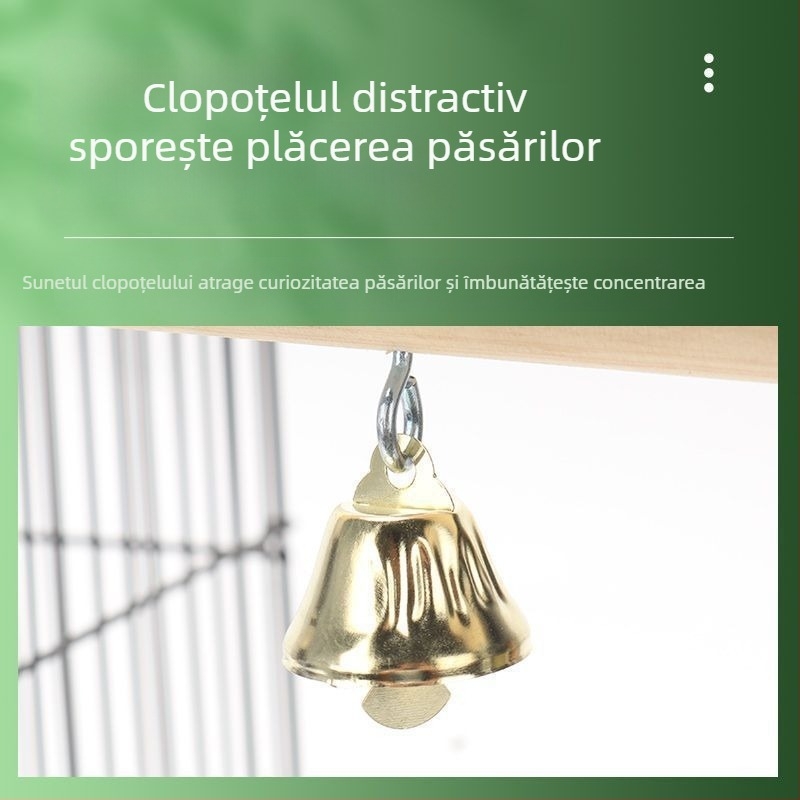 Accesorii pentru jucării pentru păsări, papagal, bujor, xuanfeng, stație din lemn masiv, leagăn, gheare, jucărie de șlefuit, stație de leagăn din lemn de frasin înțepător