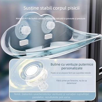 Hamac pentru pisici transfrontalier nou, detașabil și lavabil, cu ventuză, hamac pentru pisici, cu sarcină mare, din sticlă, fără cuie, montat pe perete, cuib pentru pisici