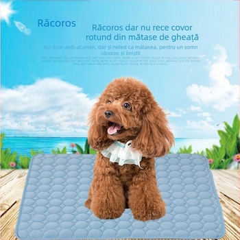 Spot en-gros pentru animale de companie, pernă de mătase de gheață pentru animale de companie, pernă de cuib pentru pisici, pernă de câine, direct din fabrică, o generație de păr