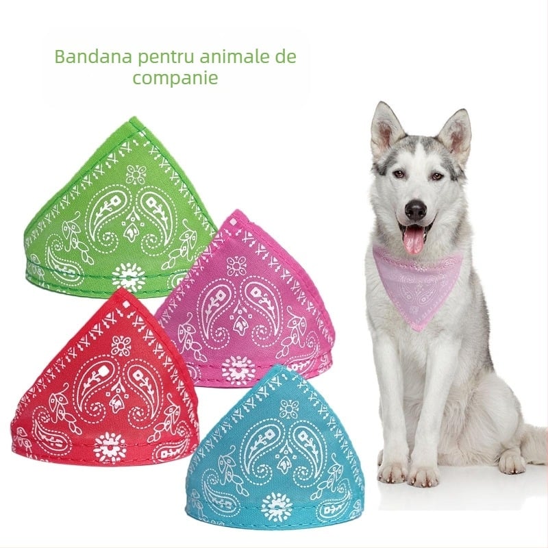 Producător en-gros eșarfă triunghi pentru animale de companie eșarfă pentru câini eșarfă pentru animale de companie eșarfă de salivă zgardă pentru câini articole pentru animale de companie