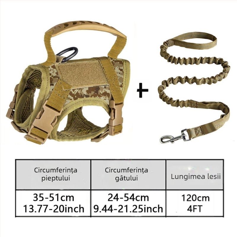 Vestă tactică pentru pisici, curea de piept, frânghie de tracțiune, reglabilă, anti-rupere, frânghie alunecătoare pentru pisici, lanț pentru câini mici