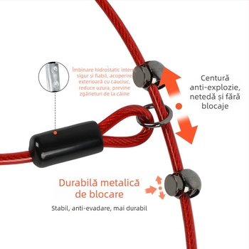 Coarda de tracțiune pentru câini, coarda P integrată, rezistentă la explozie, lanț Chong P, coarda de mers pe jos pentru câini Shoushou, coarda generală pentru câini mici, medii și mari