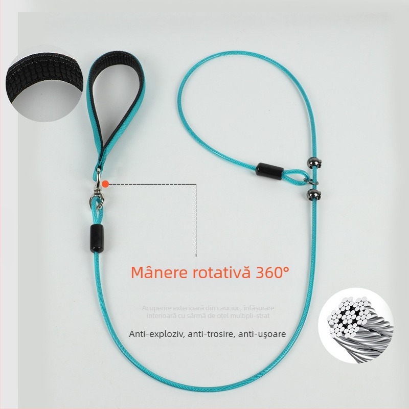 Coarda de tracțiune pentru câini, coarda P integrată, rezistentă la explozie, lanț Chong P, coarda de mers pe jos pentru câini Shoushou, coarda generală pentru câini mici, medii și mari