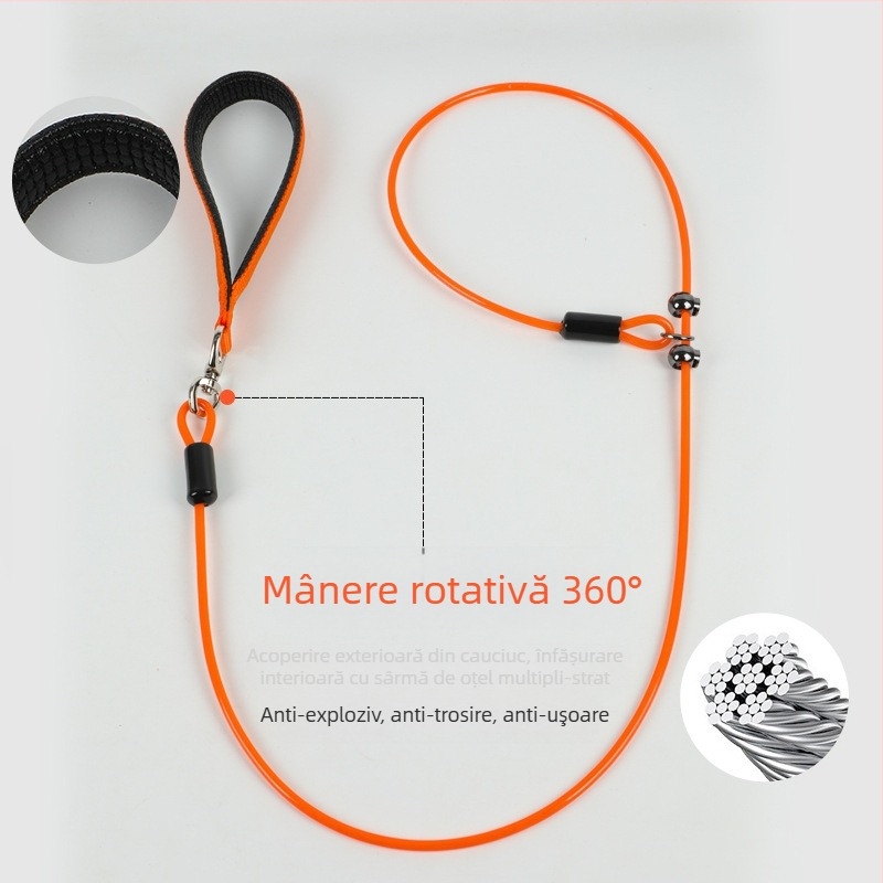 Coarda de tracțiune pentru câini, coarda P integrată, rezistentă la explozie, lanț Chong P, coarda de mers pe jos pentru câini Shoushou, coarda generală pentru câini mici, medii și mari