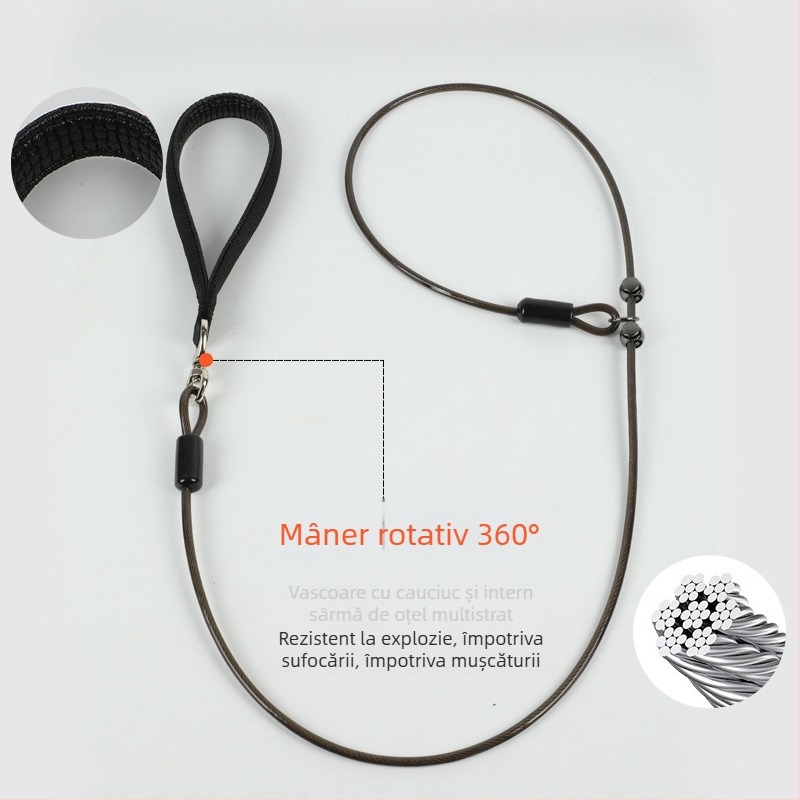 Coarda de tracțiune pentru câini, coarda P integrată, rezistentă la explozie, lanț Chong P, coarda de mers pe jos pentru câini Shoushou, coarda generală pentru câini mici, medii și mari