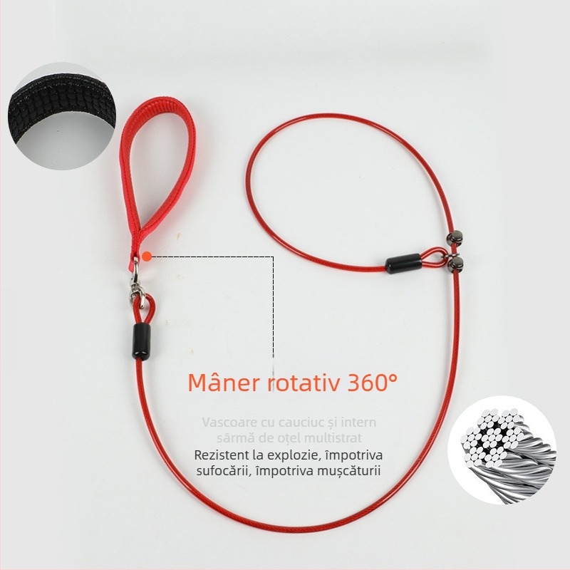 Coarda de tracțiune pentru câini, coarda P integrată, rezistentă la explozie, lanț Chong P, coarda de mers pe jos pentru câini Shoushou, coarda generală pentru câini mici, medii și mari