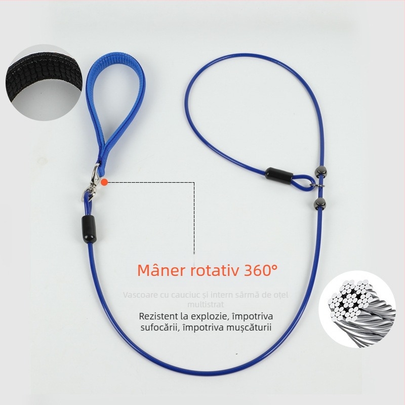 Coarda de tracțiune pentru câini, coarda P integrată, rezistentă la explozie, lanț Chong P, coarda de mers pe jos pentru câini Shoushou, coarda generală pentru câini mici, medii și mari