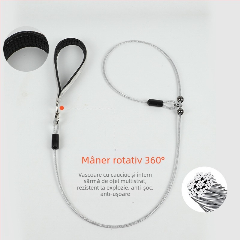 Coarda de tracțiune pentru câini, coarda P integrată, rezistentă la explozie, lanț Chong P, coarda de mers pe jos pentru câini Shoushou, coarda generală pentru câini mici, medii și mari