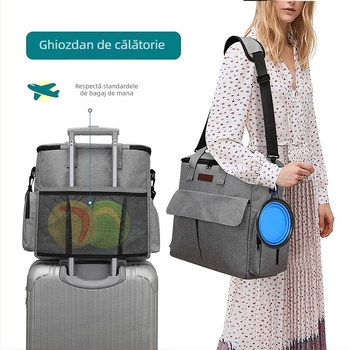 Geantă multifuncțională pentru hrana câinilor, pentru camping în aer liber, cu capacitate mare, pentru mașină, jucării și alte genți de depozitare