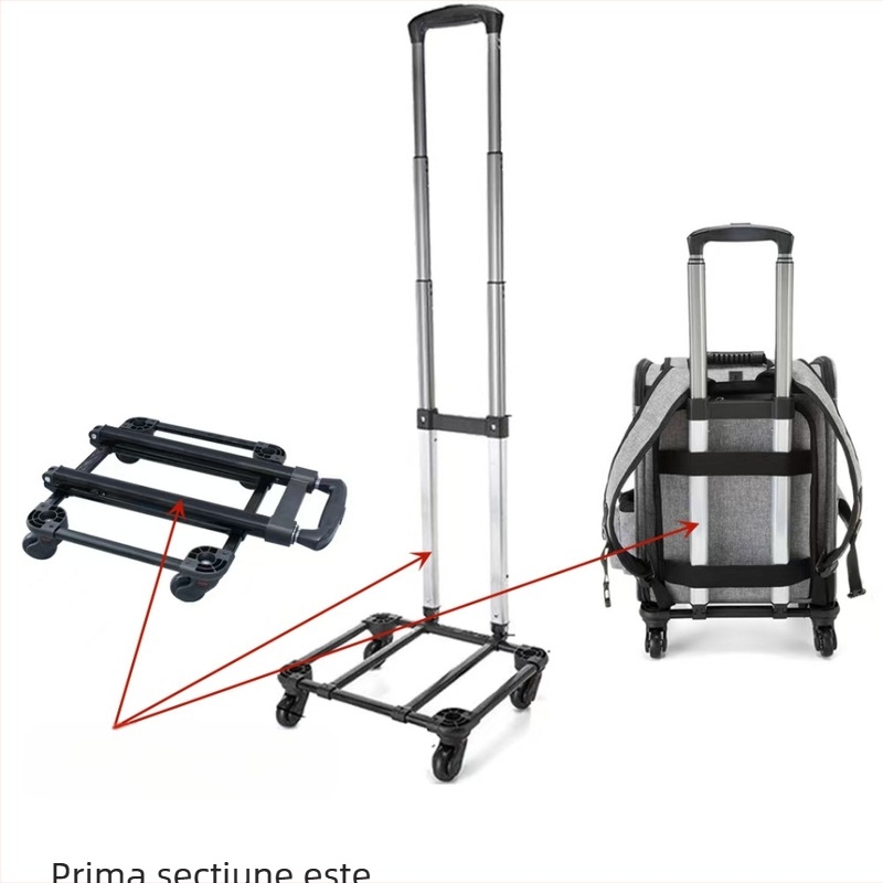 Geantă de cărucior pentru animale de companie, rucsac, geantă portabilă pentru pisici, geantă pentru câini, geantă de vară respirabilă, capacitate mare, extensibilă, geantă pentru animale de companie