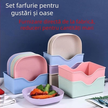 Nou sosire oase scuipător farfurie creativă în stil japonez de uz casnic oase scuipător farfurie mică din plastic drăguță cutie de depozitare mâncare farfurie cu bază