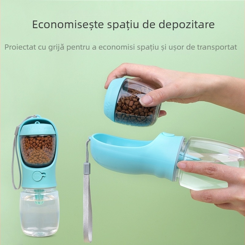 Câine apă alimentator Pet în aer liber plimbări cupa portabil câine fierbător plimbări câine sticla de apă alimentator câini provizii