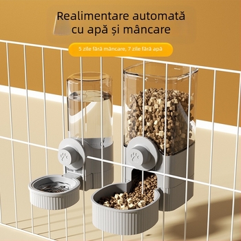 Pisică agățat animal de companie adăpător câine adăpător provizii agățat cușcă câine bazin pisică bol automat alimentator