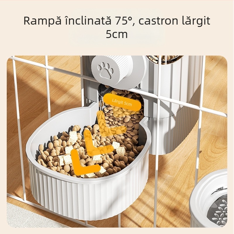 Pisică agățat animal de companie adăpător câine adăpător provizii agățat cușcă câine bazin pisică bol automat alimentator