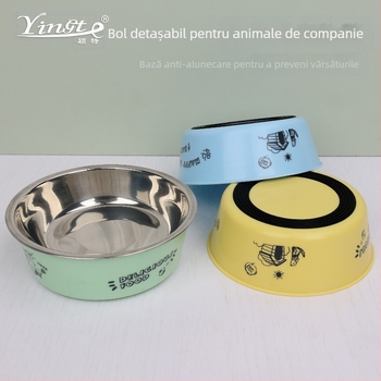 En-gros de articole pentru animale de companie, bol antiderapant, bol pentru hrană pentru câini și pisici, bol pentru orez pentru câini, bol cu apă, bol pentru hrană cu dublă utilizare pentru animale de companie