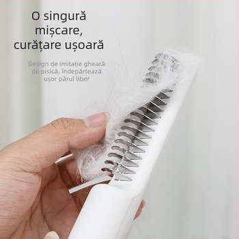 Pieptene descurcător pentru animale de companie, pentru câini mici de pluș și Golden Retriever, pieptene pentru năpârlirea pisicilor în stoc pentru îndepărtarea blănii libere