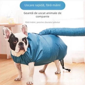 Cutie de uscare pentru animale de companie, cu suflare a părului pentru câini mari, uscător de artefacte, uscător de păr de uz casnic, suflare a părului cu artefacte, baie fixă cu sac Golden Retriever