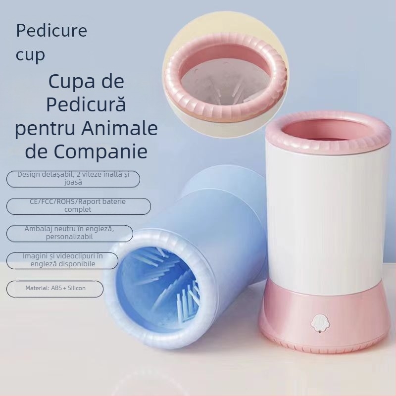 Cupă de spălat picioare pentru animale de companie, instrumente de curățare a animalelor de companie, produse transfrontaliere pentru animale de companie, baie, pisică, câine, cupă de spălat picioare pentru animale de companie