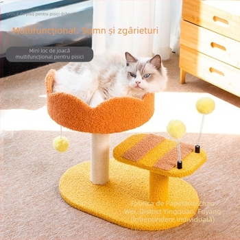 Jucărie pentru pisoi, cuib de pisică, șlefuit, provizii pentru pisici, Rongzhu Sisal Shengbang, suport pentru cățărat pentru pisici, gheare mici, placă de zgârietură pentru pisici integrată