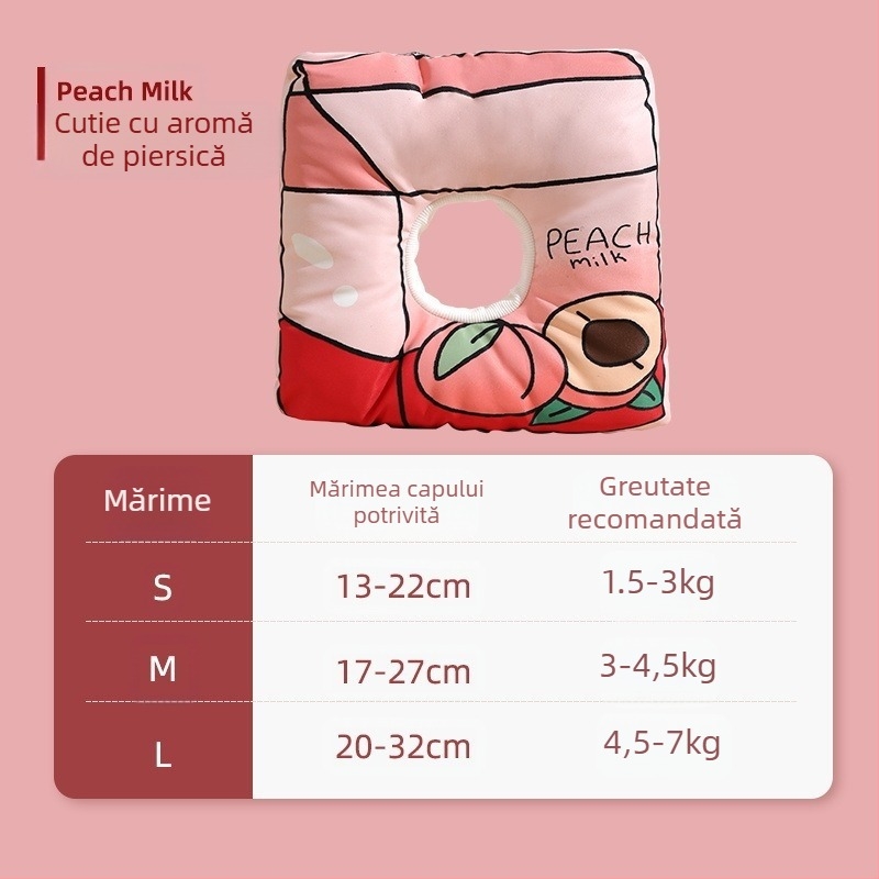 Inel anti-lingere și mușcătură Elizabeth, impermeabil, inel de rușine, guler pentru pisici, pisică, mărime mică și medie, inel pentru gâtul câinilor, consumabile pentru animale de companie