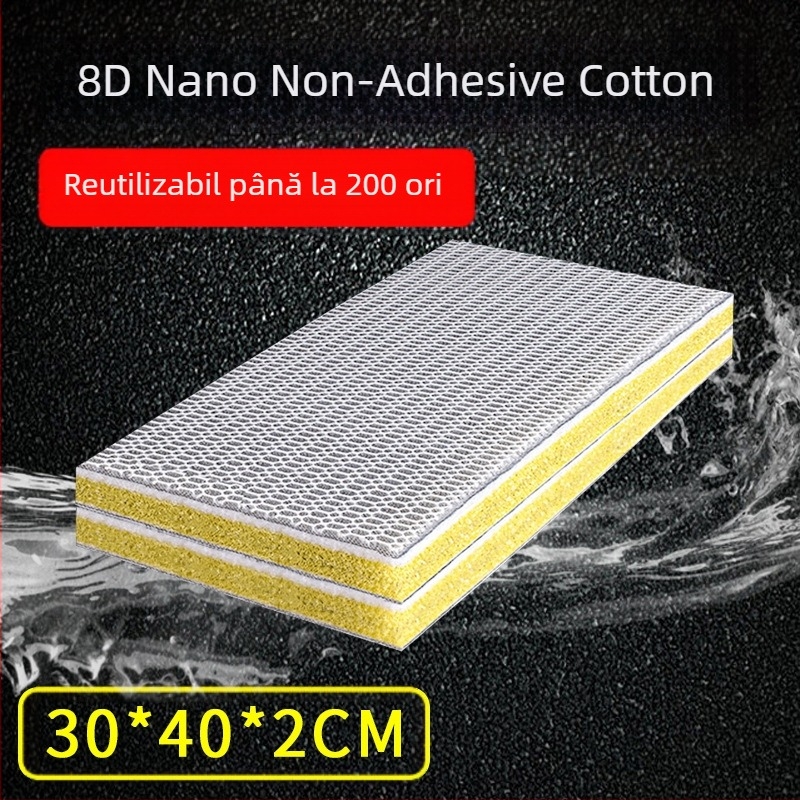 Filtru pentru acvariu, bumbac îngroșat 10D 8D, burete de bumbac, spălare nu putrezită, purificare a apei de acvariu, material de filtrare biochimic din bumbac