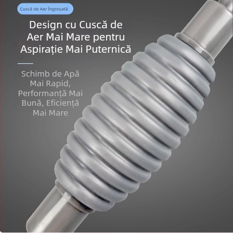 Schimbător de apă pentru acvariu, spălător cu nisip, pompă de apă, pompă de apă, sifon de aspirație a apei pentru acvariu, schimbare manuală a apei, aspirație pentru toaletă