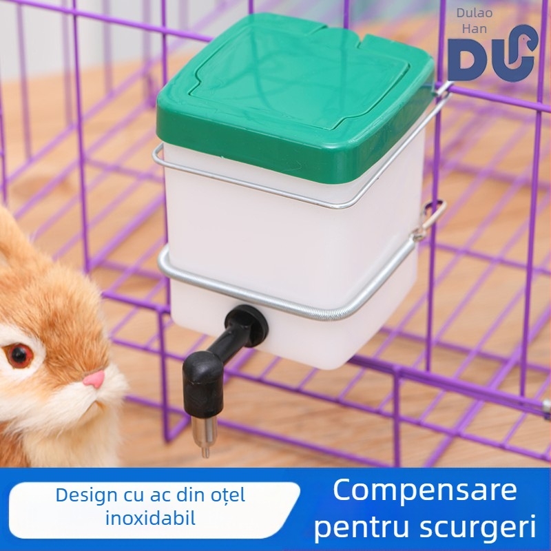 Fântână de băut pentru iepuri, en-gros, papagal transfrontalier, provizii pentru animale de companie, capacitate mare, agățat, percutor, fierbător automat pentru animale de companie