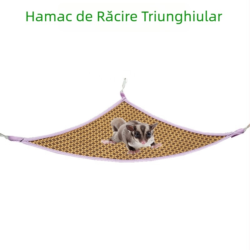 Hamster vară hamac mic animal de companie triunghi hamac miere sac veveriță animal de companie rece mat hamac mic animal de companie răcire consumabile