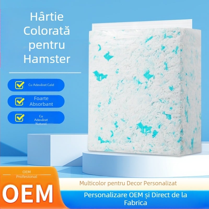 Hârtie de bumbac pentru hamster, dischetă naturală fără praf, hârtie de bumbac, deodorant pentru animale mici, hârtie de pulpă de bumbac, absorbant, așchii de lemn, consumabile pentru hamster