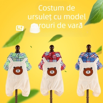Ursuleț de catifea reiată, câine de mărime mică și medie, primăvară și vară, ursuleț de pluș cu patru picioare, pudel, câine de companie, pisică, cățeluș, producător