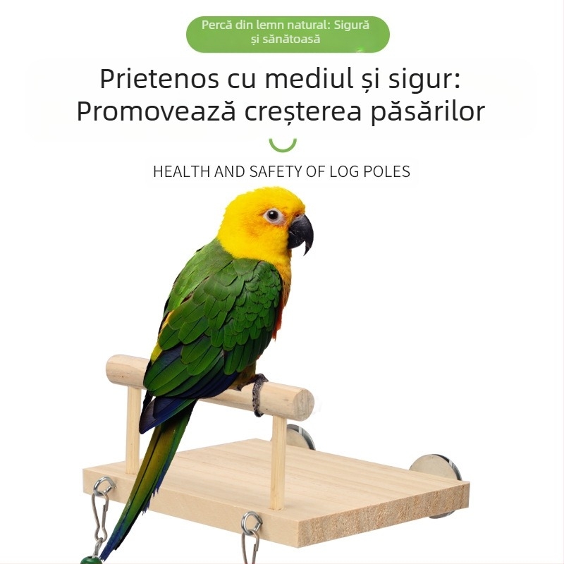 Jucărie pentru papagali, piele de tigru, bujor, Xuanfeng, colivie pentru păsări de mestecat și cățărat, scară, platformă, scară, leagăn, articole pentru animale de companie