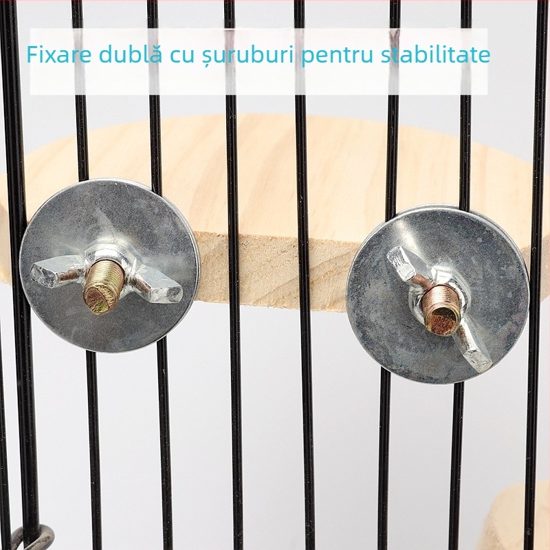 Platformă de stație pentru păsări de papagal cu bujor din piele de tigru pentru hamster, Xuanfeng, platformă din lemn masiv, trambulină, colivie, accesorii și consumabile