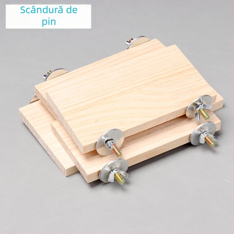 Platformă de stație pentru păsări de papagal cu bujor din piele de tigru pentru hamster, Xuanfeng, platformă din lemn masiv, trambulină, colivie, accesorii și consumabile