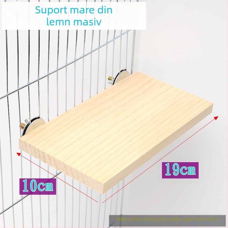 Platformă de stație pentru păsări de papagal cu bujor din piele de tigru pentru hamster, Xuanfeng, platformă din lemn masiv, trambulină, colivie, accesorii și consumabile