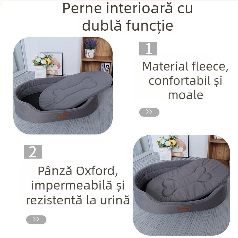 Animal de companie cald iarna patru anotimpuri universal detașabil și lavabil toamna și iarna pisică dormit pisică saltea cușcă animale de companie provizii