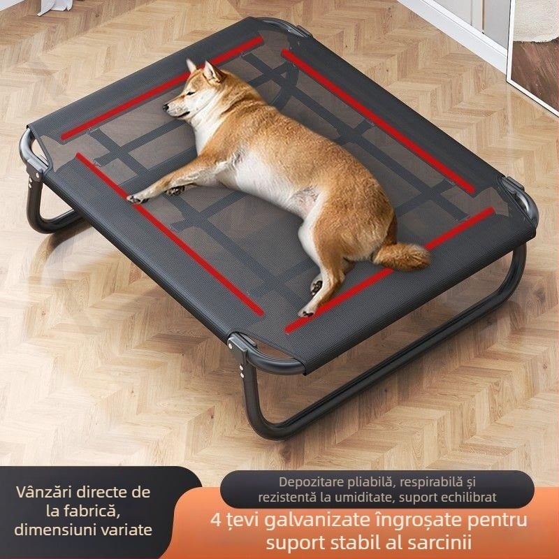 Pat de camping pentru animale de companie, pat pliabil pentru câini, pat pentru animale de companie, cușcă Four Seasons, universal, golden retriever, cușcă pentru câini mari, cușcă pentru pisici