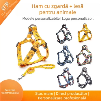 Curea de piept pentru câini transfrontalieră Amazon, nouă, pentru animale de companie, curea de tracțiune, en-gros, pentru câini de companie, curea de piept pentru câini