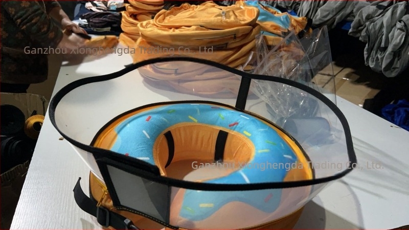 Zgardă gonflabilă din PVC pentru animale de companie, detașabilă, pentru nasul câinilor și pisicilor, anti-mușcături, anti-zgârieturi, anti-lingere