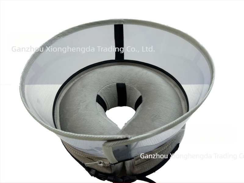 Zgardă gonflabilă din PVC pentru animale de companie, detașabilă, pentru nasul câinilor și pisicilor, anti-mușcături, anti-zgârieturi, anti-lingere