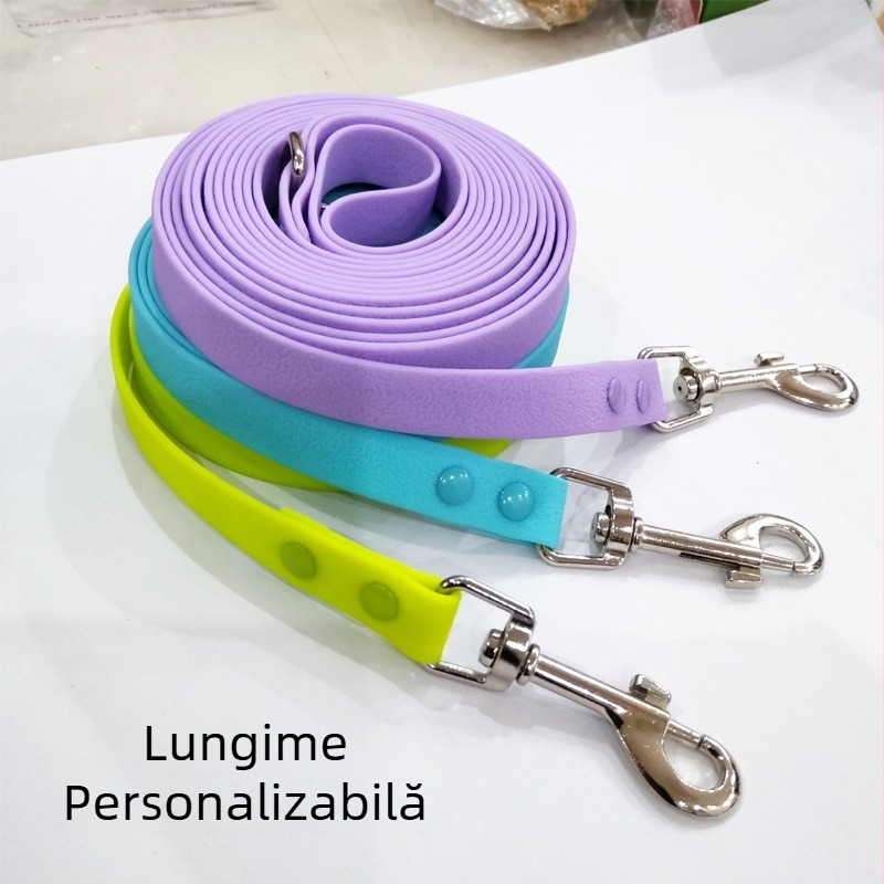 Amazon, fierbinte, vânzare de frânghii de tracțiune din PVC pentru animale de companie, impermeabile, produse pentru câini, curea de tracțiune mai lungă, rezistentă la uzură pentru animale de companie, frânghie de mers pe jos pentru câini