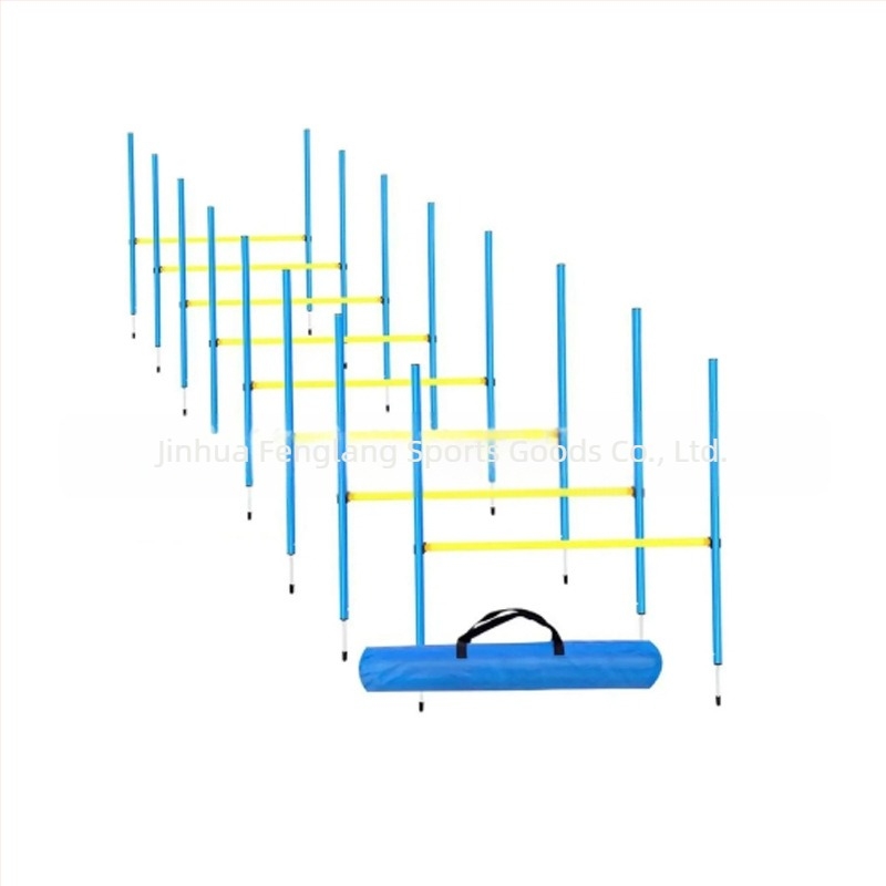 Bară cu obstacole pentru dresaj de animale de companie, bară cu obstacole pentru dresaj de câini, bară de sărituri, bară cu semne pentru dresaj în aer liber, costum de dresaj pentru animale de companie