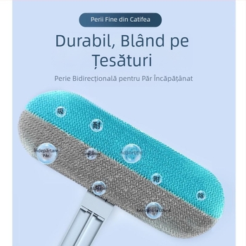 Racletă multifuncțională pentru păr de animale de companie, îndepărtator de păr de pisică, curățitor de păr de câine, îndepărtator de păr de covor și pat, instrument de îngrijire a animalelor de companie